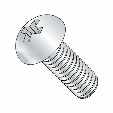 1/4-20 X 1-3/4 In Phillips Round Machine Screw, Zinc Plated Steel, 1800 PK